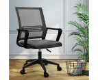 Furb Office Chair Computer Gaming Mesh Executive Chairs Study Work Lifting Seat Black Dark Grey