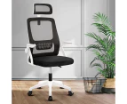Furb Office Chair Computer Gaming Mesh Executive Chairs Lifting Seating Headrest White Black