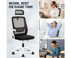 Furb Office Chair Computer Gaming Mesh Executive Chairs Lifting Seating Headrest White Black