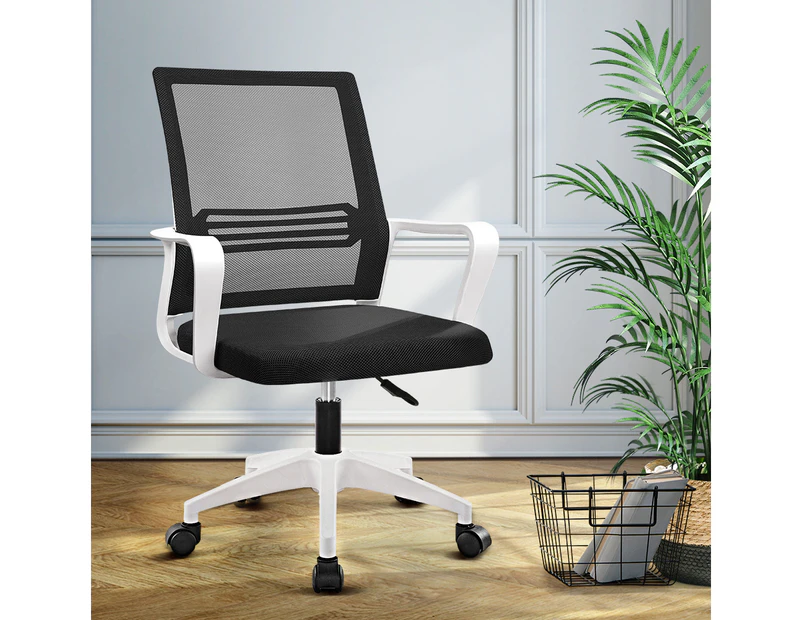 Furb Office Chair Computer Gaming Mesh Executive Chairs Study Work Lifting Seat White Black