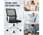 Furb Office Chair Computer Gaming Mesh Executive Chairs Study Work Lifting Seat White Black