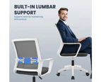 Furb Office Chair Computer Gaming Mesh Executive Chairs Study Work Lifting Seat White Dark Grey