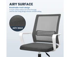 Furb Office Chair Computer Gaming Mesh Executive Chairs Study Work Lifting Seat White Dark Grey