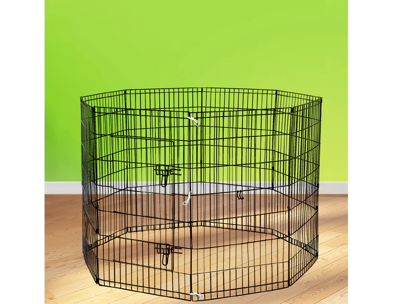 Foldable shop pet enclosure