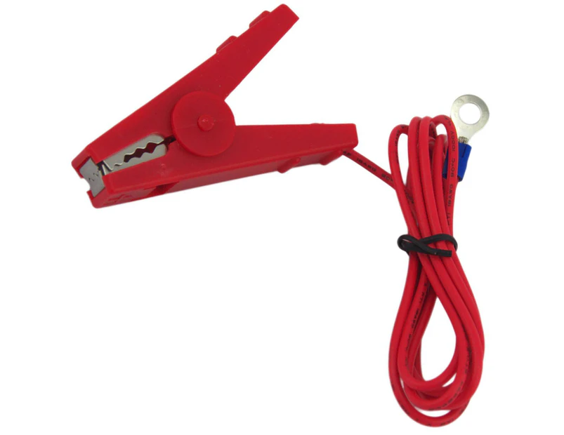 Thunderbird Red Fence Lead - Ring End - Red
