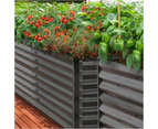 Livsip Garden Bed 320x80x73CM Raised Kit Instant Planter Galvanised Steel