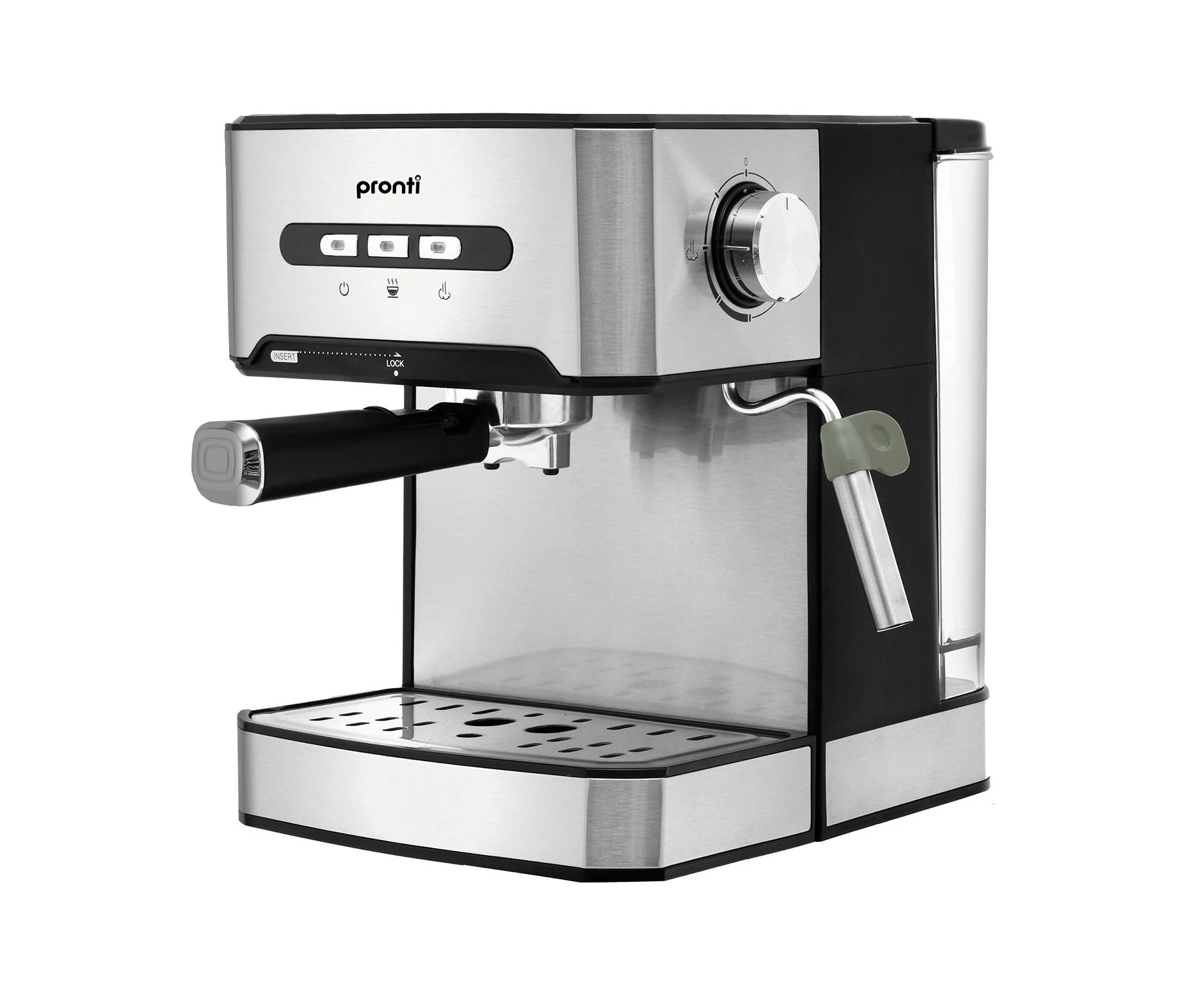 Pronti 1.6L Automatic Coffee Espresso Machine with Steam Frother