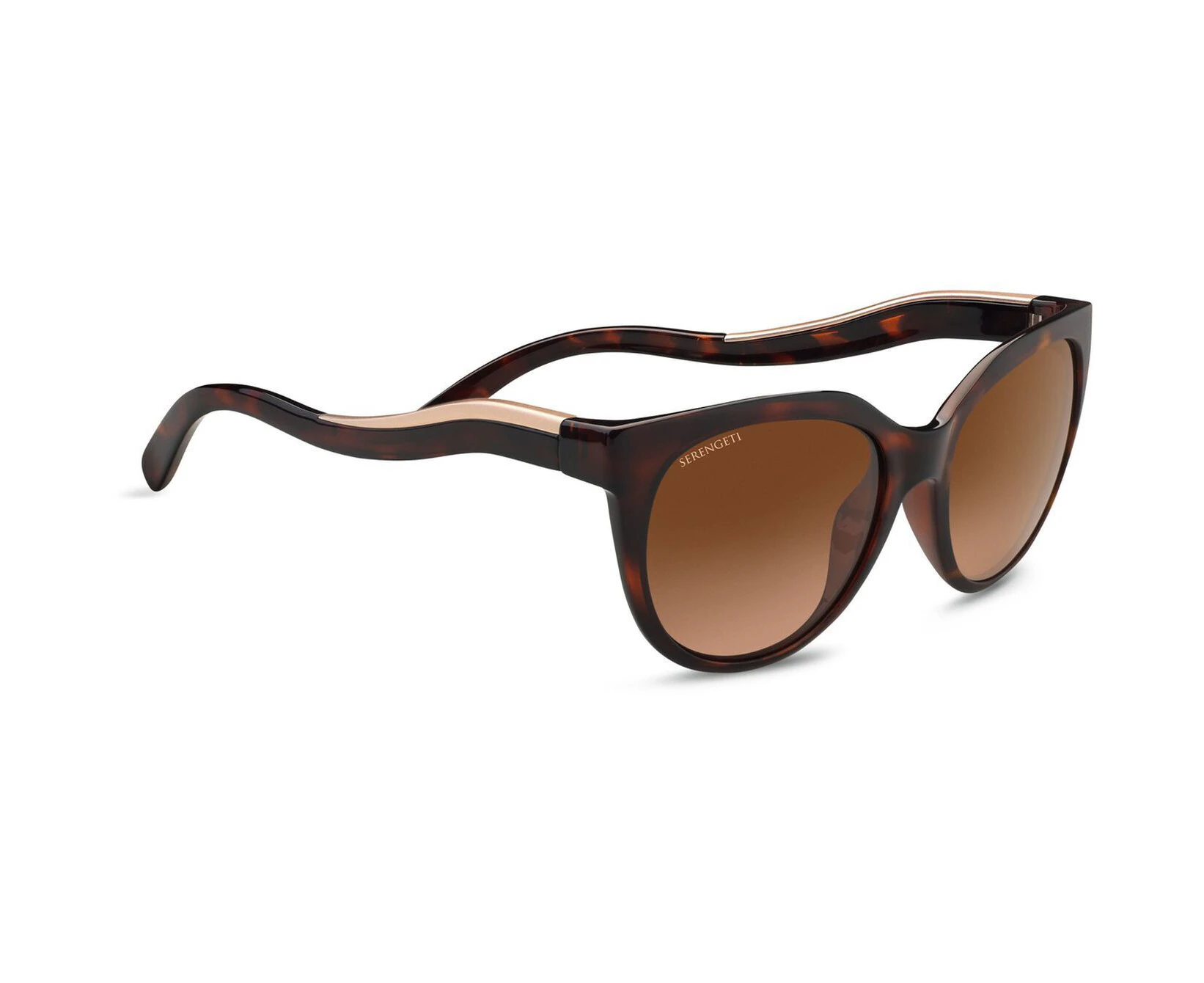 Serengeti Lia 8572 Dark Tortoise / Drivers Gradient Polarised Lenses