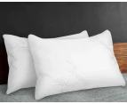 Starry Eucalypt King Size Memory Foam Pillow Twin Pack Pillows Cool Gel