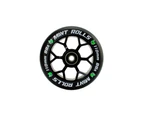 Mint Rolls 110mm Scooter Wheels - Black - Pair with Bearings and free Axles