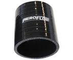 Aeroflow Silicone Hose Str Black I.D 1.75" 45mm Wall 4.5mm 76mm Long Af 9201-175 - Black
