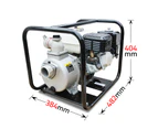 2" Fire Fighting Petrol Water Transfer Pump Genuine GX160 HONDA ENGINE High Flow