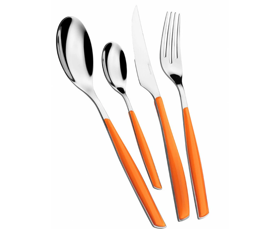 Bugatti Glamour 24pc Cutlery Set - Orange