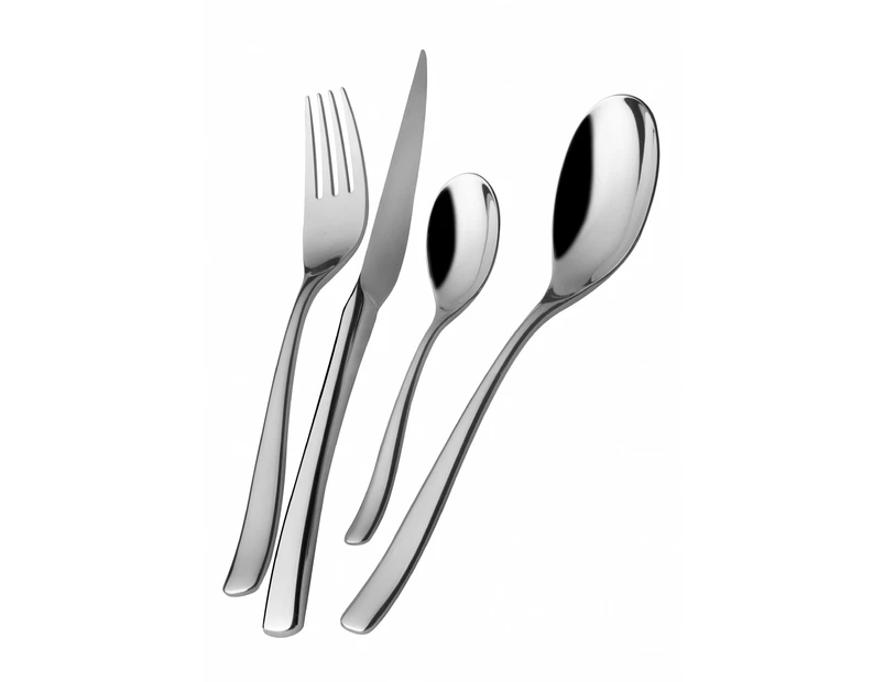 Bugatti Amalfi 24 Piece Cutlery Set - Stainless Steel