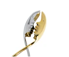 Bugatti Kiss Salad Tongs - Black/Gold