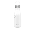 O'Helo White Bottle With Etched Swallows 500ml