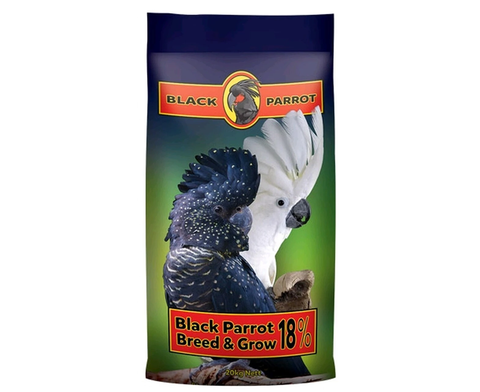 Laucke Black Parrot Breed & Grow Food Pellet 18% 20kg