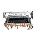 Cyprus Grill   with height adjustment Stainless Steel BBQ Spit Rotisserie - CG-0707C