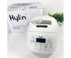 Kylin Electric Ceramic Pot 3 Cup Mini Rice Cooker 1.2L AU-K1012 - White