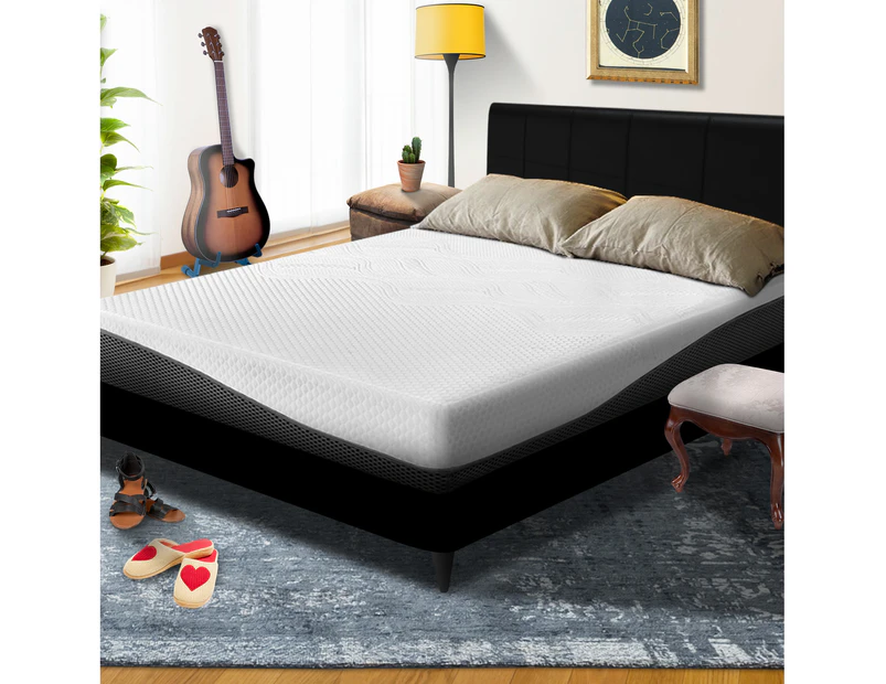 Single Size Memory Foam Mattress Cool Gel without Spring 21CM Medium Firm - Multicoloured