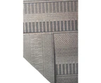 SUNSET GREY INDOOR OUTDOOR MODERN FLOOR RUG (XS) 80x150cm - Grey