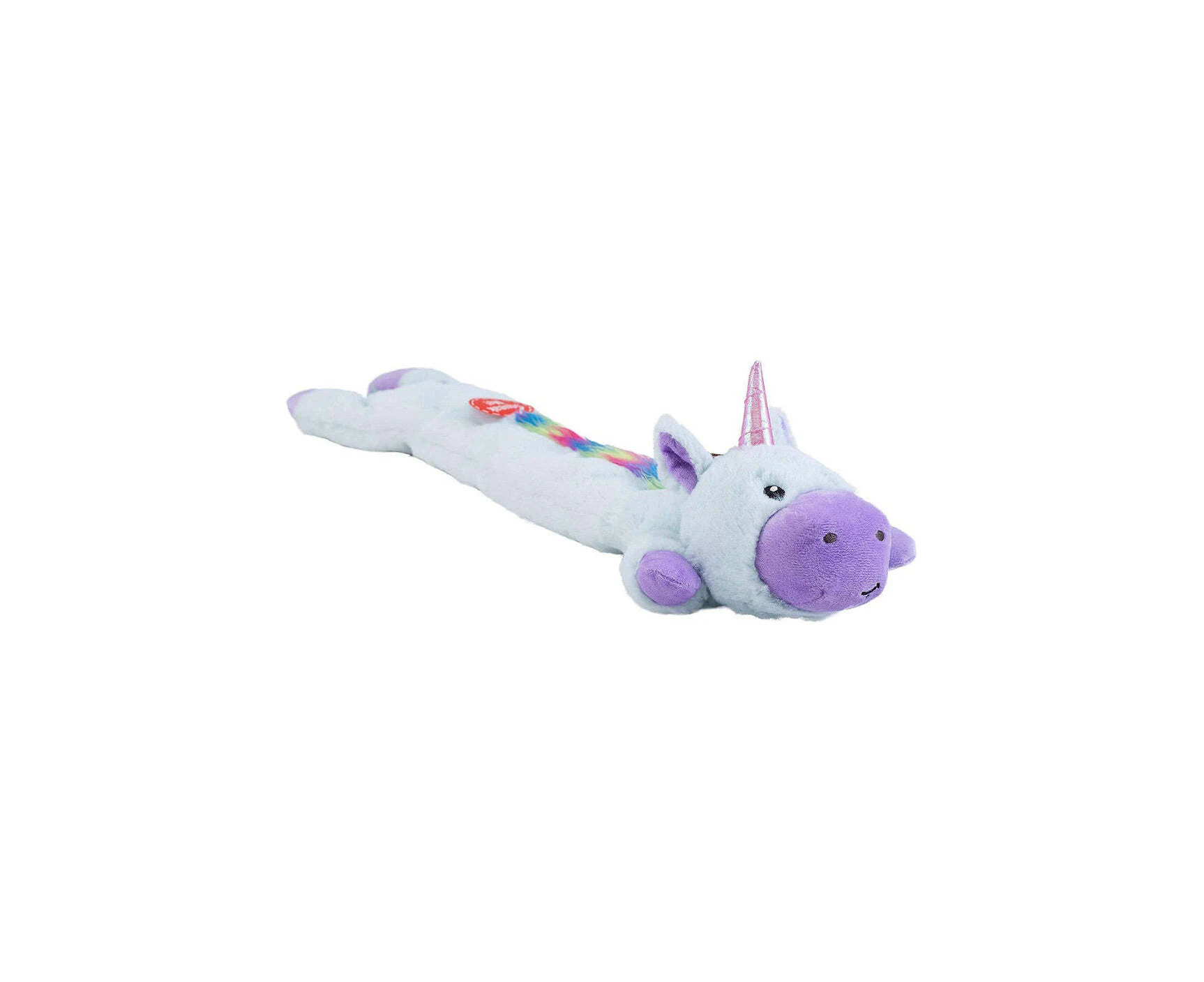 Charming Pet Longidudes Extra Long 75cm Plush Squeaker Dog Toy - Unicorn