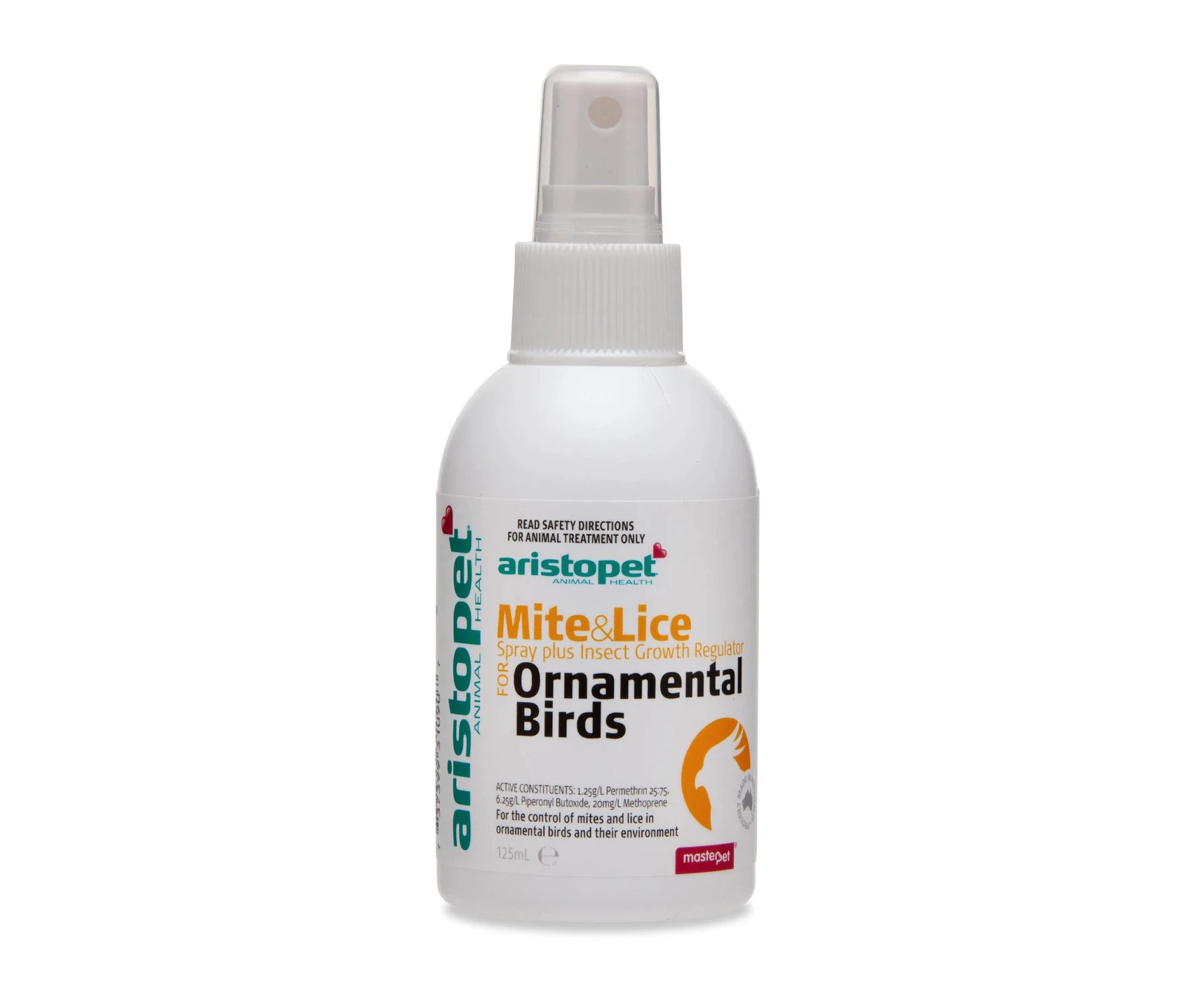 Aristopet Mite & Lice Spray For Birds 125ml