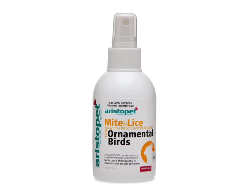 Aristopet Mite & Lice Spray For Birds 125ml