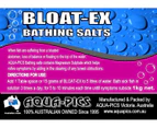 Aqua-Pics Bloat-Ex Bathing Salts For Bloated Unbalanced & Floating Fish 150g