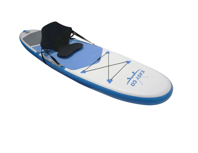 Easy Go Blue Inflatable Stand Up Paddle Board Sup Surfboard 120" Kayak Seat