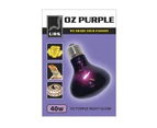 URS Oz Purple Night Globe Reptile Nocturnal Heat Lamp 40w