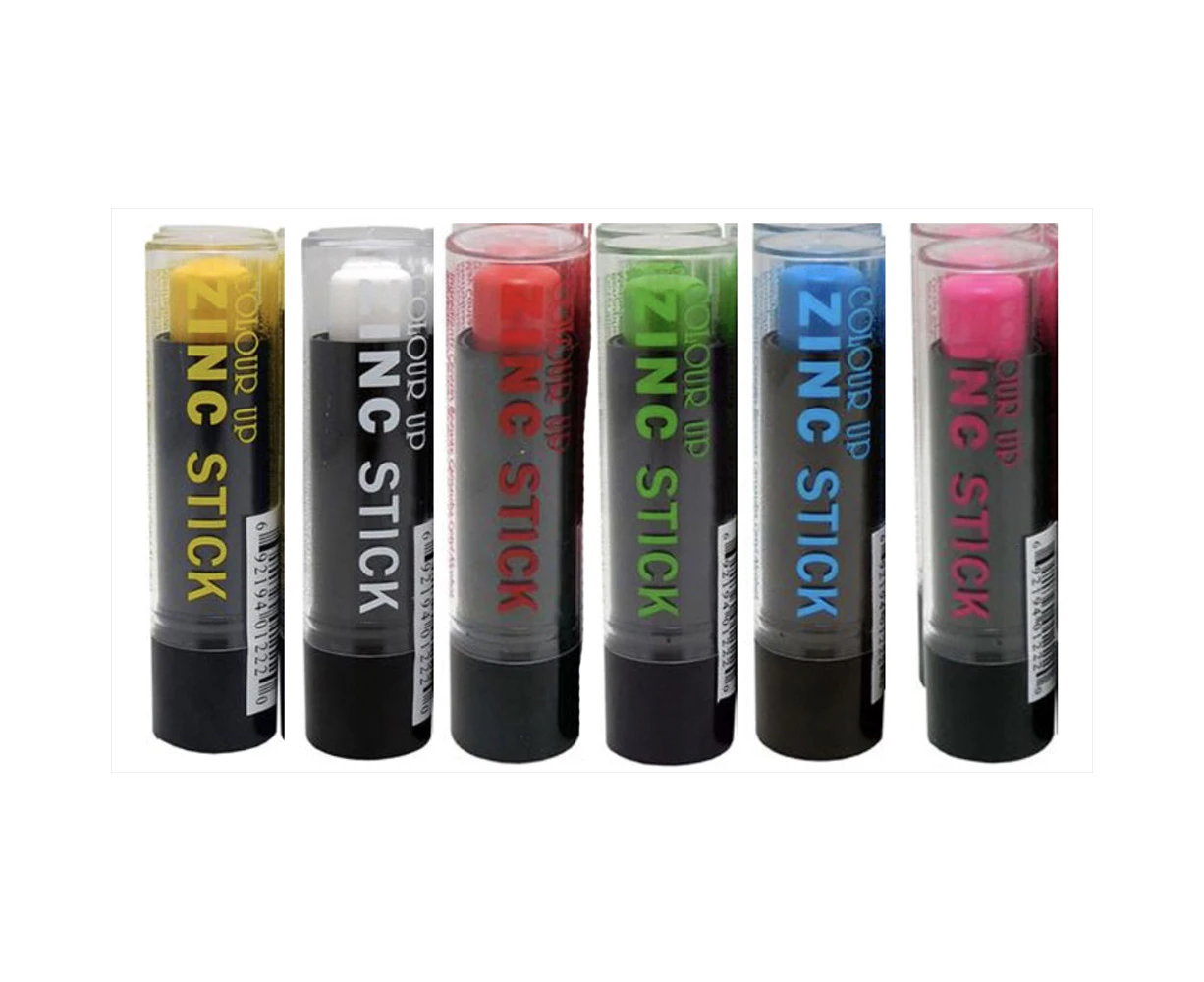 Colour Up 6-Pack Zinc Stick Multi Colours