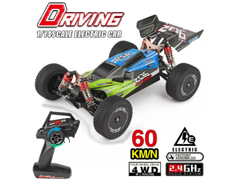 Wltoys XKS 144001 Rc Car 1/14 2.4Gh 4WDHigh Speed RC Racing Car 60KM/H