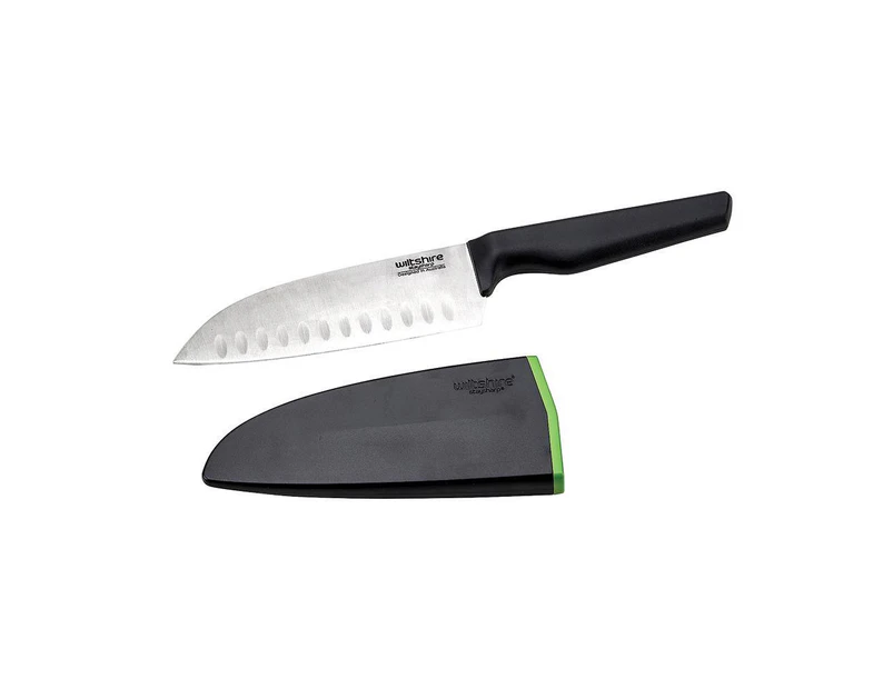 Wiltshire Staysharp New Look 15cm Santoku Knife With Sharpener