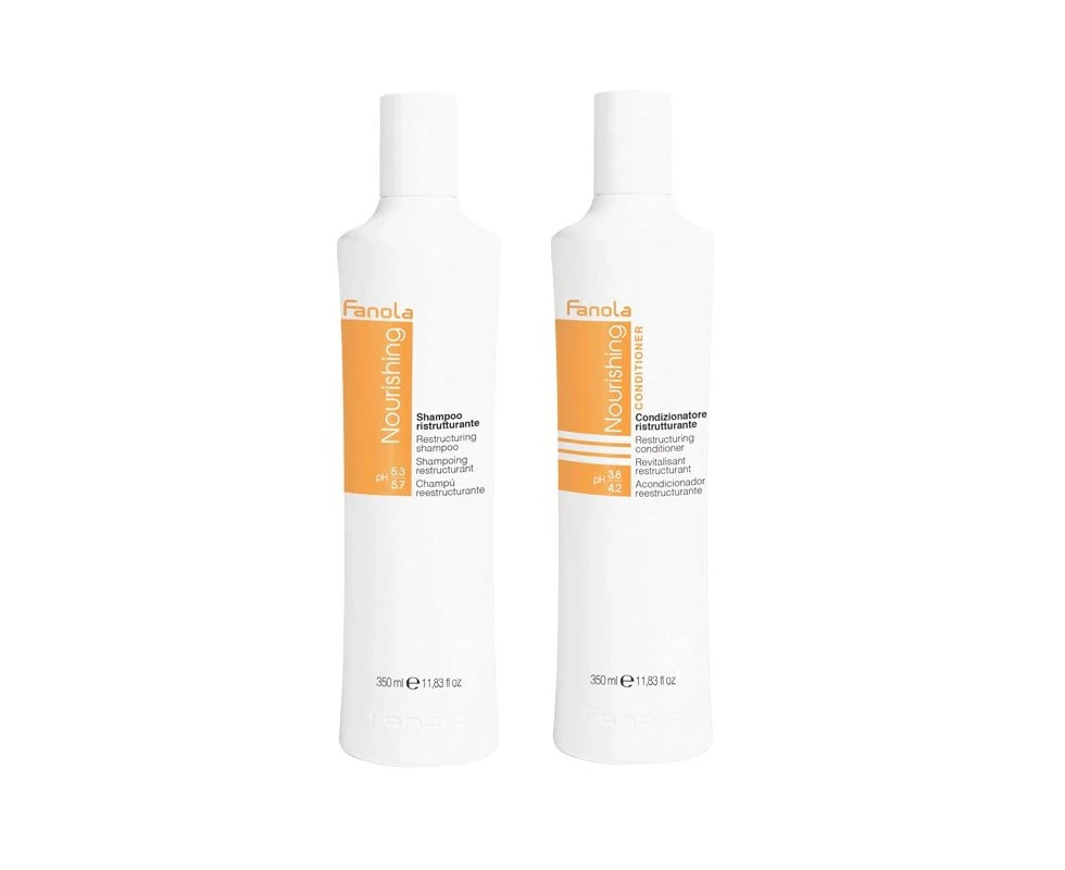 Fanola Nourishing Restructuring Shampoo & Conditioner 350mL Duo