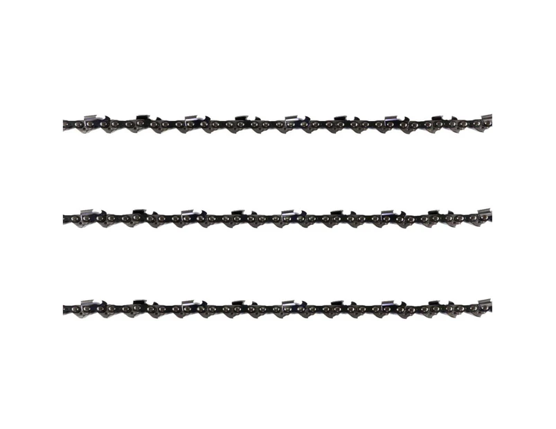 3x Semi Chisel Chains 3/8LP 043 52DL for MATRIX 20V X-ONE Cordless Chainsaw Saw