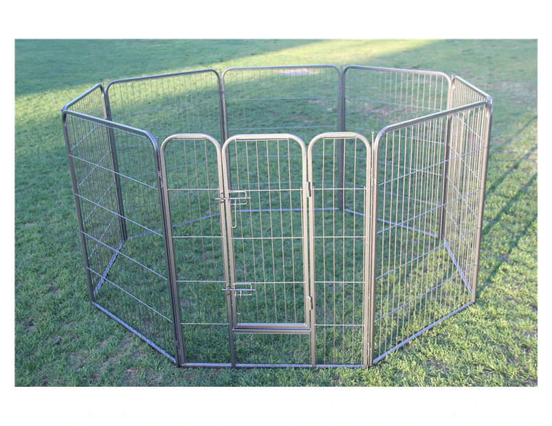 YES4PETS 100 cm Heavy Duty Pet Dog Puppy Rabbit Exercise Playpen Fence