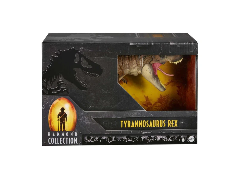  Mattel Jurassic World Mattel Jurassic Park Hammond Collection T  Rex, Tyrannosaurus Rex Collector 24-in Dinosaur Figure, Deluxe Articulation  : Toys & Games