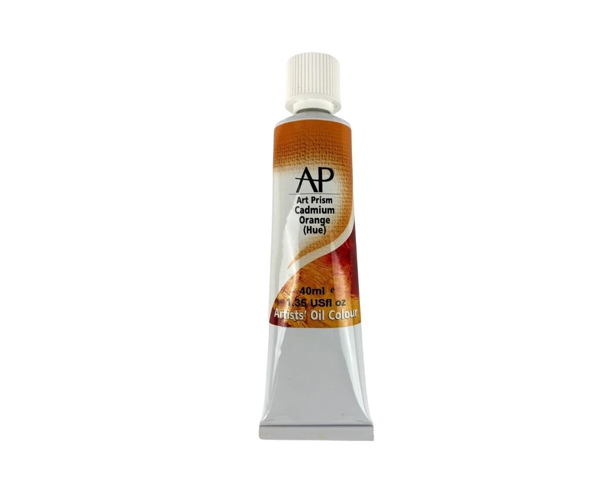 Art Prism Oil Paint 40ml - Cadmium Orange Hue