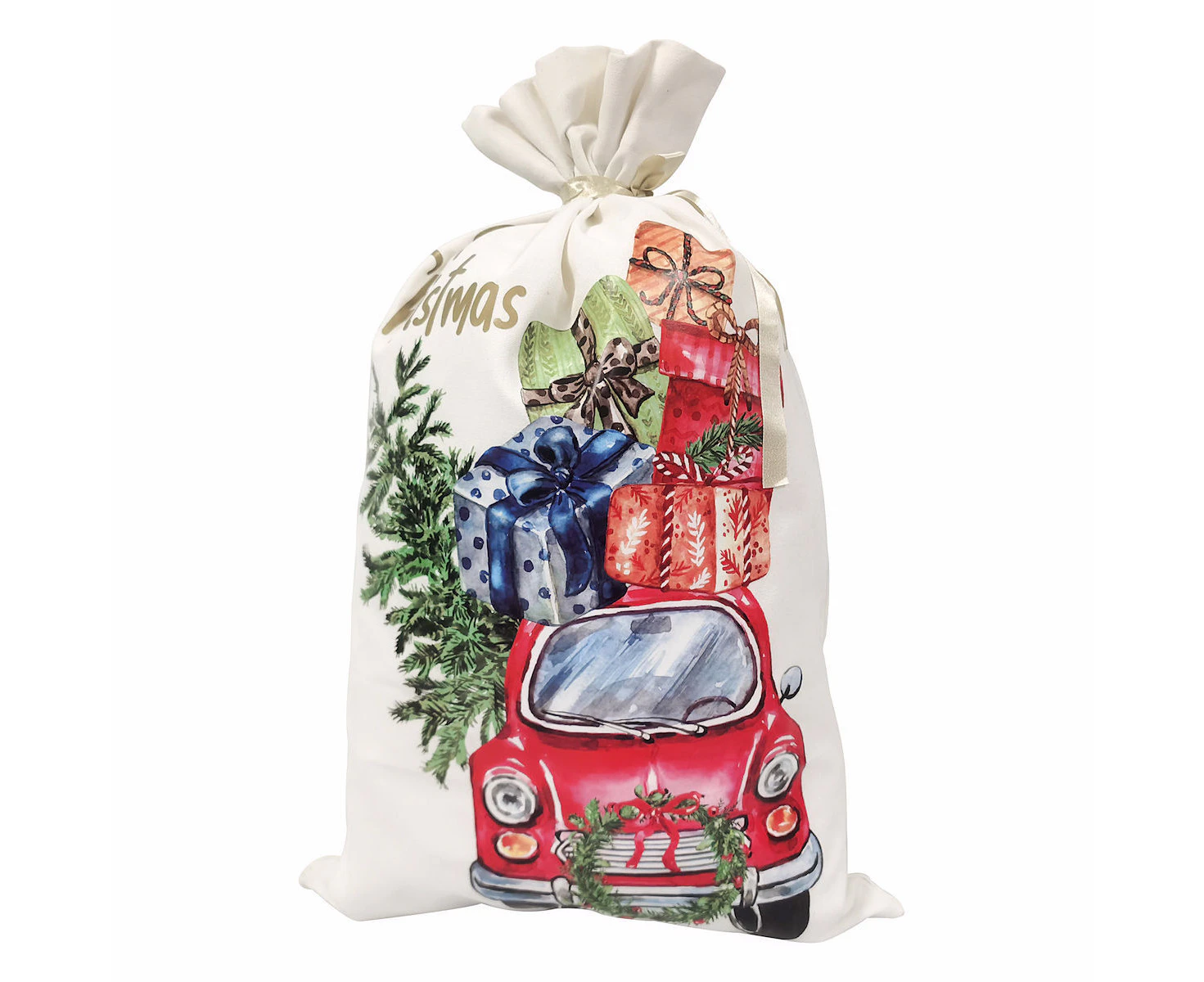 Christmas Jumbo Gift Sack Truck Design 80cm