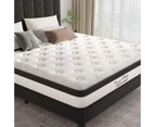 Royal Sleep Queen Size Bed Mattress Memory Foam Bonnell Spring Medium Firm 21cm