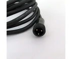 Christmas Complete String Light Extension Cord 5m Black - Black
