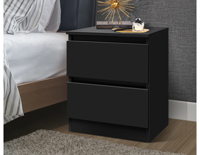 ALFORDSON Bedside Table Black