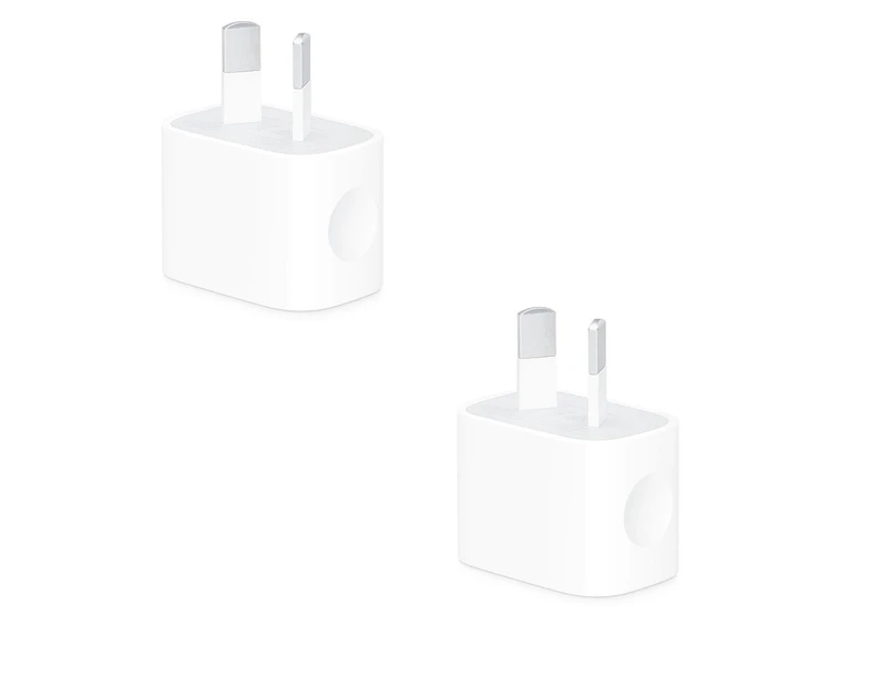 2 Pack - Apple USB Power Adapter 5W (A1444) - Refurbished Grade A