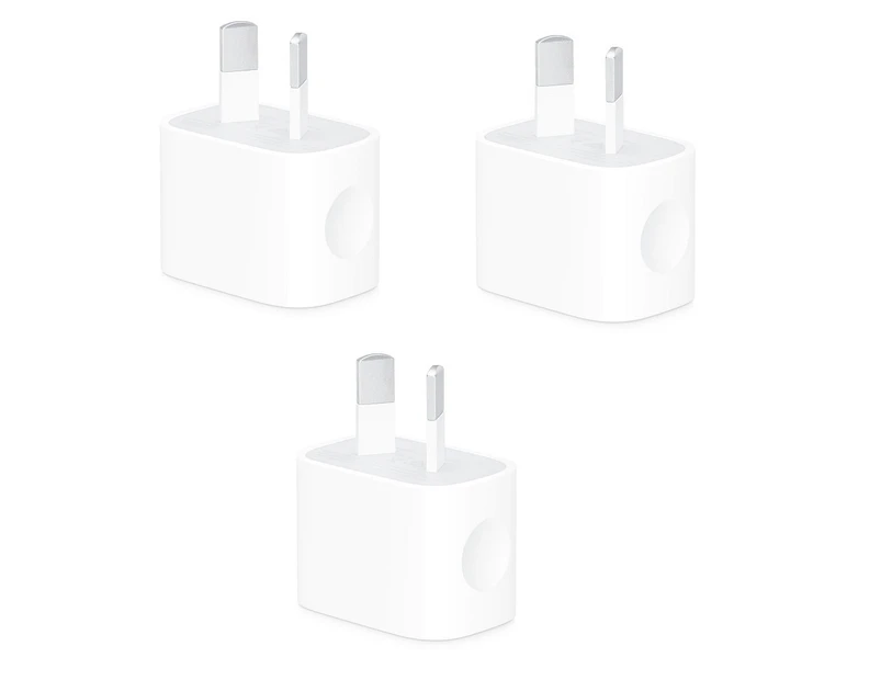 3 Pack - Apple USB Power Adapter 5W (A1444) - Refurbished Grade A