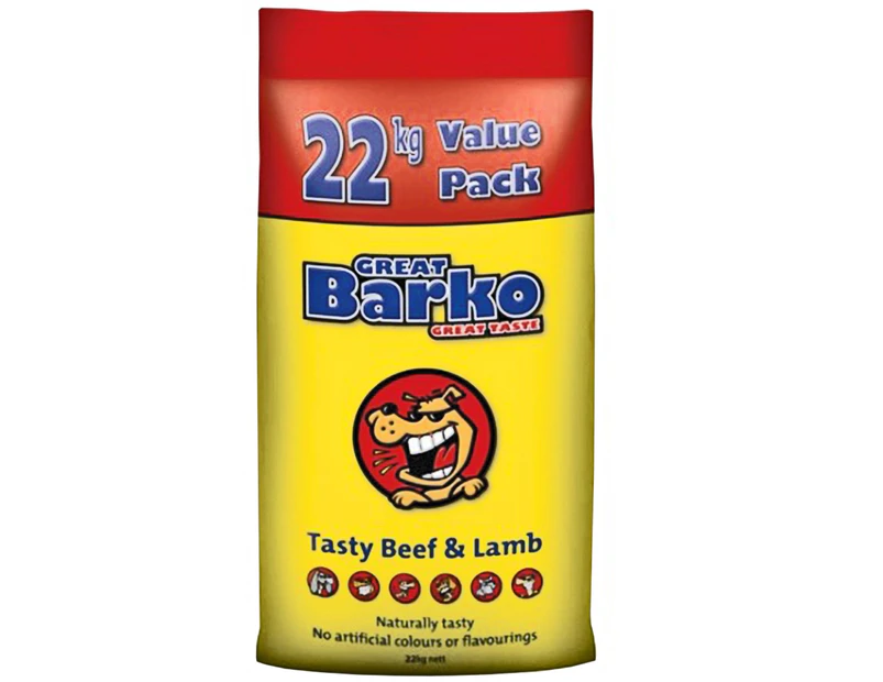 Laucke Mills Great Barko Tasty Beef & Lamb Dog Food 22kg