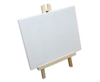 Value Deal 33pce Acrylic Paint Intro Set Kit Paints, Round & Flat Brushes, Large Palette - Mixed