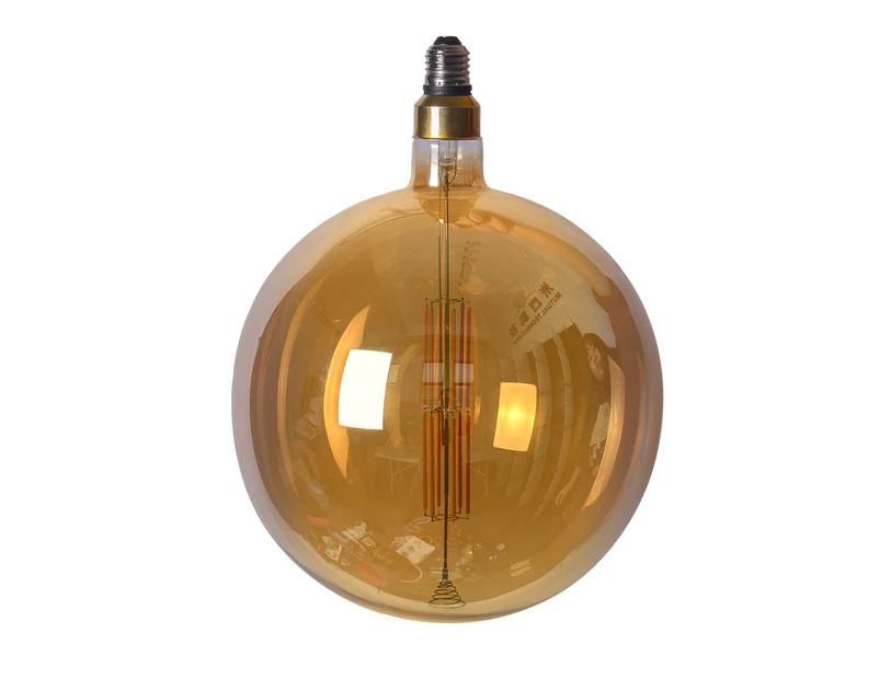 Edison LED Light Globe Round Oversized 18 Watt Filament Bulb 40cm E27 Amber Warm White - Clear