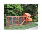 PawHub Extra Large 3.1 Meters Wooden Chicken Coop with run Rabbit Hutch Guinea Pig Ferret Cage