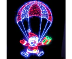 Large Santa Parachute Rope Light Motif 175cm - Red